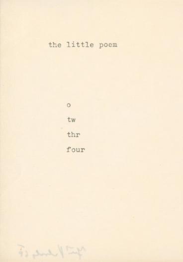 a little poem