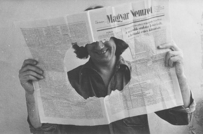 I am glad if I can read a newspaper


