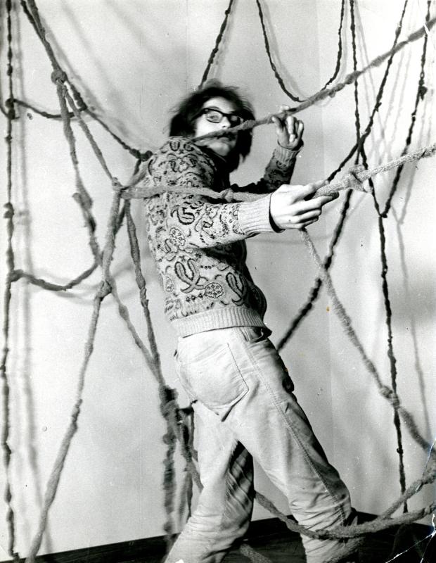OHO Group, David Nez: Jeklena džungla / The steelwool jungle, 1970
(black-and-white print)
Co ...