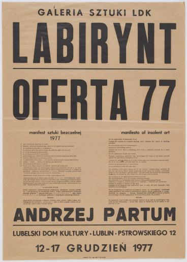Manifest Sztuki Bezczelnej 

