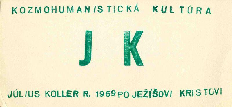 J.K. Kozmohumanistická kultúra (Antihappening)
