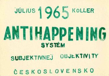 Systém Subjektίvnej Objektivity (Antihappening)